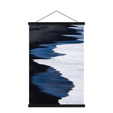 Ywlake Magnetic Poster Hanger, 12x18 12x16 12x24 12L" x 0.7W", Black