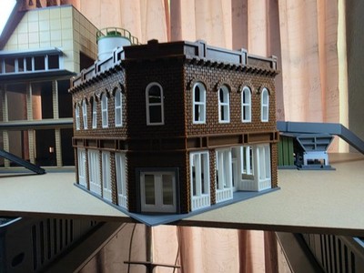 MAIN ST 14 LEFT ASSEMBLED PRINT ON DEMAND S SCALE BUILDING/DIORAMA