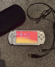 Sony PSP 2000 Slim And Lite Silver Console