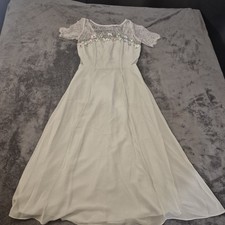 ASOS Mint Lace Insert Midi Dress Floral Beaded Trim UK 8 BNWT Occasionwear