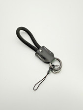 Black Wrist Strap Lanyard Keychain Camera Phone Hand Strap w/ Clip