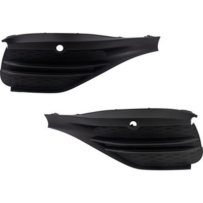 Set of 2 Bumper Face Bar Grilles Front Driver & Passenger Side for MB Sedan Pair