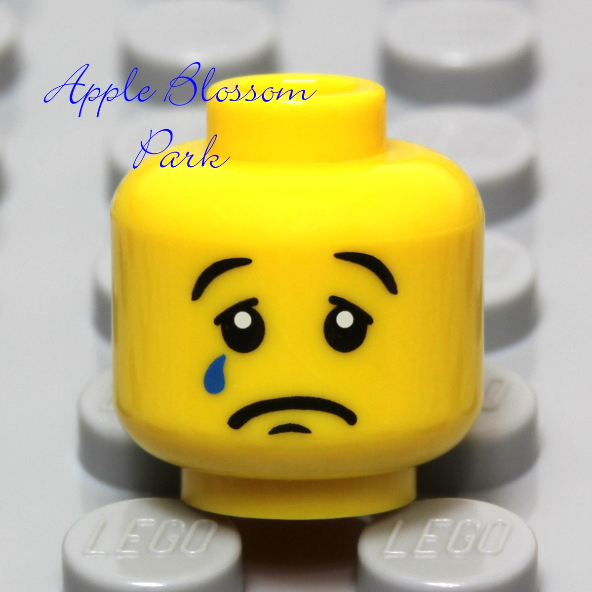 NEW Lego Boy/Girl MINIFIG HEAD Happy Castle Jester Head w/White