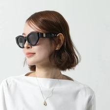 SALE BURBERRY Sunglasses B 4390-F Cat-Eye Cell Frame Full-Rim TB Logo Black NEW