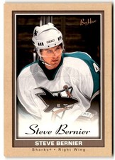 Steve Bernier 2005-06 Upper Deck Beehive Beige Facsimile Rookie #150 San Jose