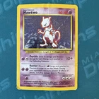 Pokémon Base Set Mewtwo Holo Rare 10/102 HP/DMG 1999-2000 Wizards