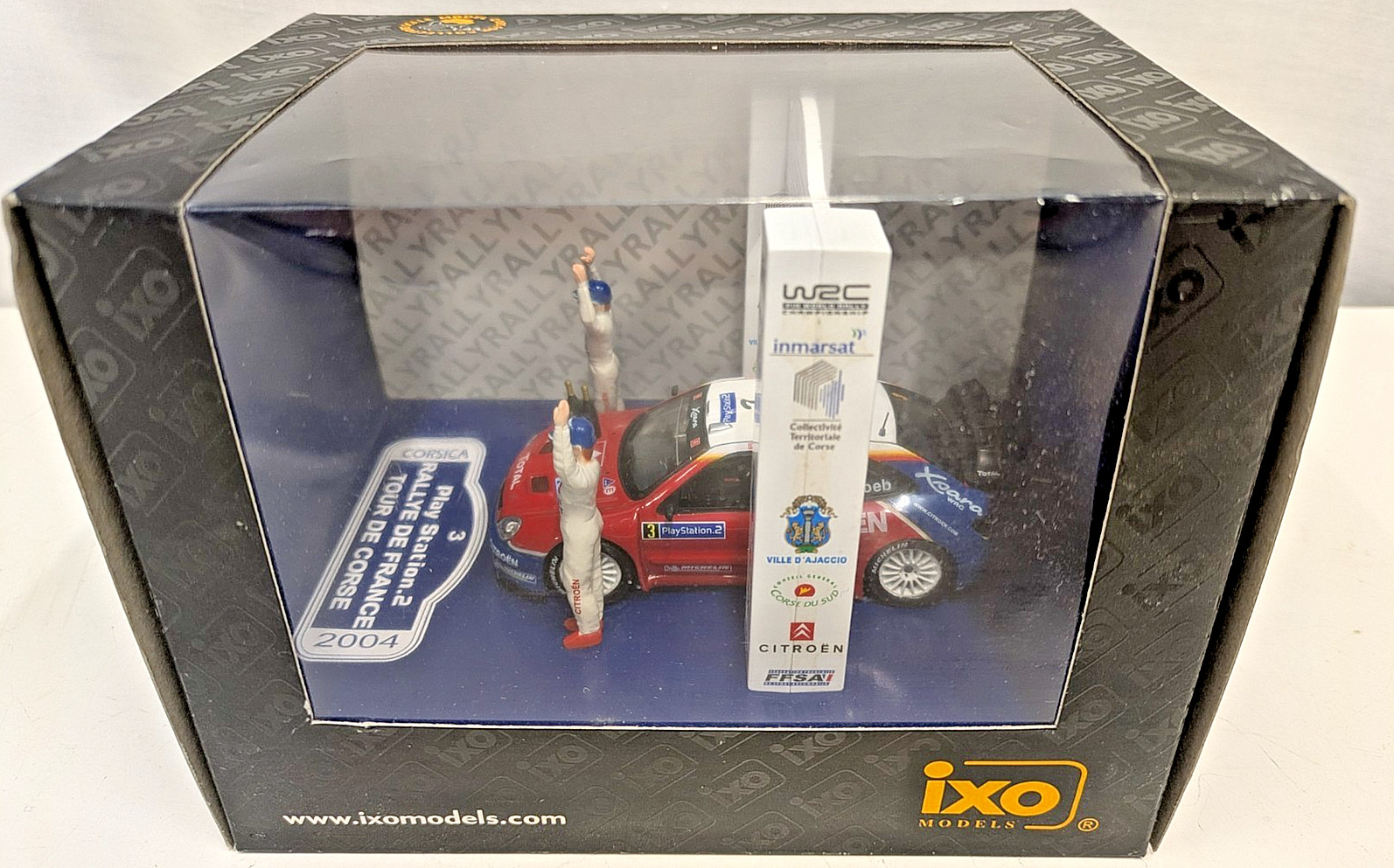 Ixo 1/43 Scale Diecast 1:43 RAM159 Citroen Xsara #3 Tour Corse 2004 Loeb Boxed