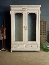 Antique French Armoire / Painted French Wardrobe