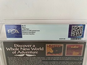 Disney's Aladdin (SNES, Super NES) PSA 9.2 A+ New Sealed Graded WATA CGC VGA