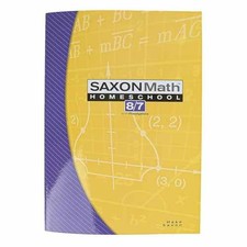 Saxon Math 8/7: Homeschool Student - Paperback, by Hake Stephen - Acceptable p