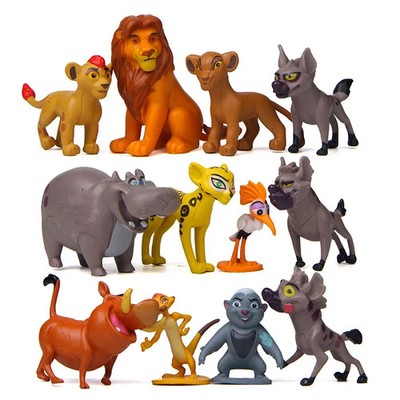 12Pcs Lion Guard Figure Set - Kion Simba Action Toy - Perfect Cake Topper Gift