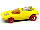 Matchbox Lesney Superfast 1  Mod Rod in yellow, red wheels, puma label, nmint!