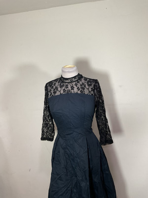 clocolor dress Women's Black Blue Color Short Sleeve Size M line silhouette gracefully cascades to the floor Clocolor Pencil Dress Elegant Gray