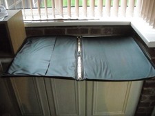 Art portfolio case with 15 artcare A2 plastic sleeves.