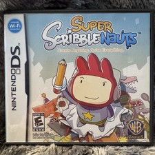 Super Scribblenauts Nintendo DS Case and Manual Only - NO GAME