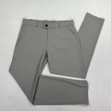 Greyson Montauk Sport Pants Mens 34x32 Gray Performance Golf Stretch Lightweight