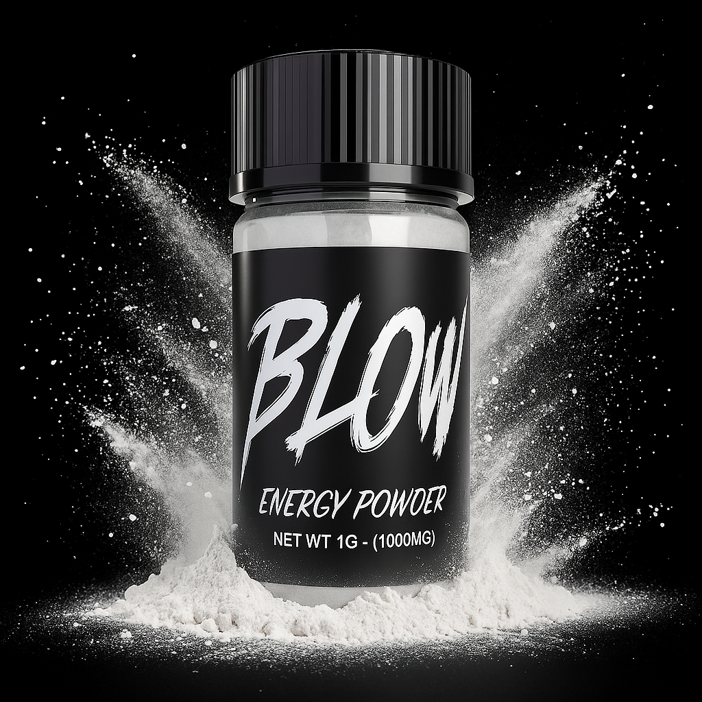 Blow Energy Powder - 400MG Caffeine - Instant Energy Pre Workout - Fast ...