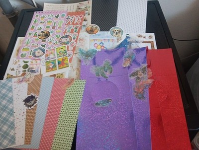 SALE PACKAGE HOBBYCRAFTS FOR SCRAPBOOKING WITH GLITTERS NEW (SALE237)