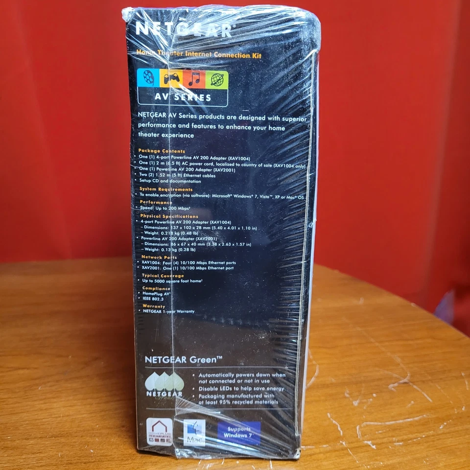 Netgear XAVB1004 Home Theater Internet Connection Kit BRAND NEW SEALED - Image 3 of 4