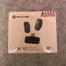 NEW SEALED Hollyland Lark A1 Wireless Lavalier Microphone Mini Duo USB-C