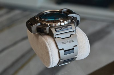 CASIO PRO TREK プロトレック PRT-420 チタン NOS CASIO PRT-420 PROTREK TITANIUM WATCH THERMOMETER VINTAGE