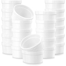 - Mini Auflaufformen, Ofenfeste Souffleeförmchen, 24er Set