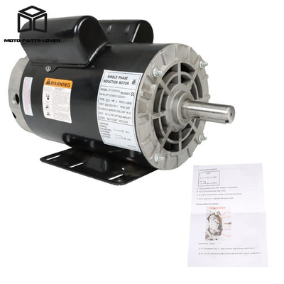 #ad 5HP Compressor Duty Electric Motor 230V 1 Phase 3450 RPM Frame 56 HZ 7 8#x27; Shaft $175.00