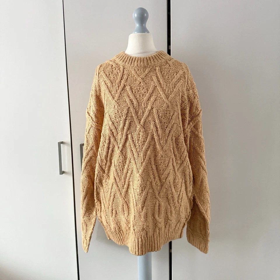Free People Isla Cable Tunic Cable Knit Sweater Size XS - Image 3 of 4