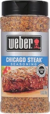(Free Duty Tax) Weber Chicago Steak Seasoning, 13 oz