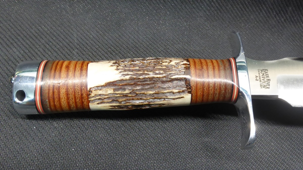 Bark River Blackjack Knives Classic Model 1-7 Stag & Stacked