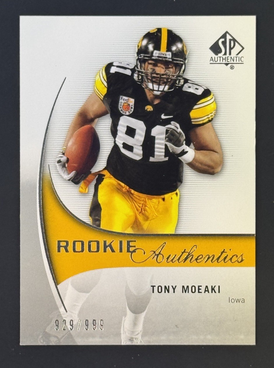 Tony Moeaki SP Authentic #208 Base