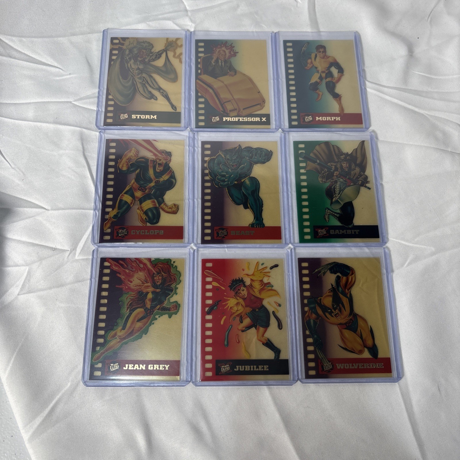 1995 FLEER ULTRA X-MEN SUSPENDED ANIMATION INSERT 9 CARD SET WOLVERINE STORM