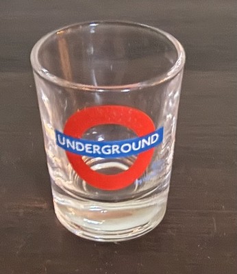 Underground London Underground Metro Subway Collectible Shot Glass 1.5 fl oz