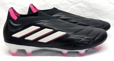 Men's Adidas Copa Pure+ FG Soccer Cleats - Black / Shock Pink - Size 7.5 - New