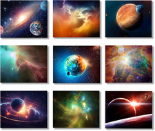Outer Space Posters Solar System Planet Paint...