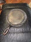 Griswold Cast Iron Griddle #8 Slant Logo 738 A Cross X Base Erie Sits Flat
