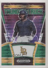 2020 Panini Prizm Draft Picks Thunderstruck Green Pulsar LJ Jones IV #TH-3 1s8