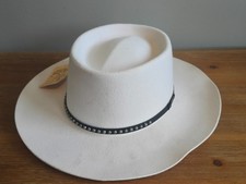 Vintage Renegade Roudy WPL 5923 100% Wool Cowboy Hat Size 7 1/4 USA Made NOS