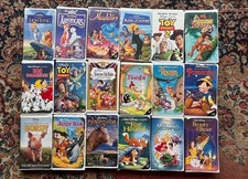 Group of 18 Vintage Disney VHS Movies