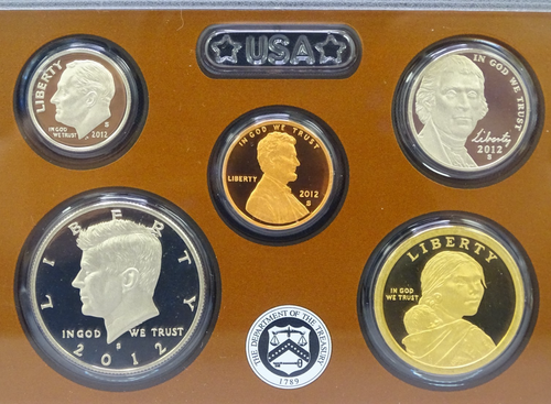 2012 U.S. Proof Set Box+COA (21281-Proof-ES) - 第 3/12 張圖片