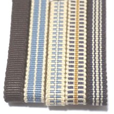 56in 3bu Japan Sanadahimo Cotton Flat Cords 100 Woven Ribbon Obi Craft 5Set D 