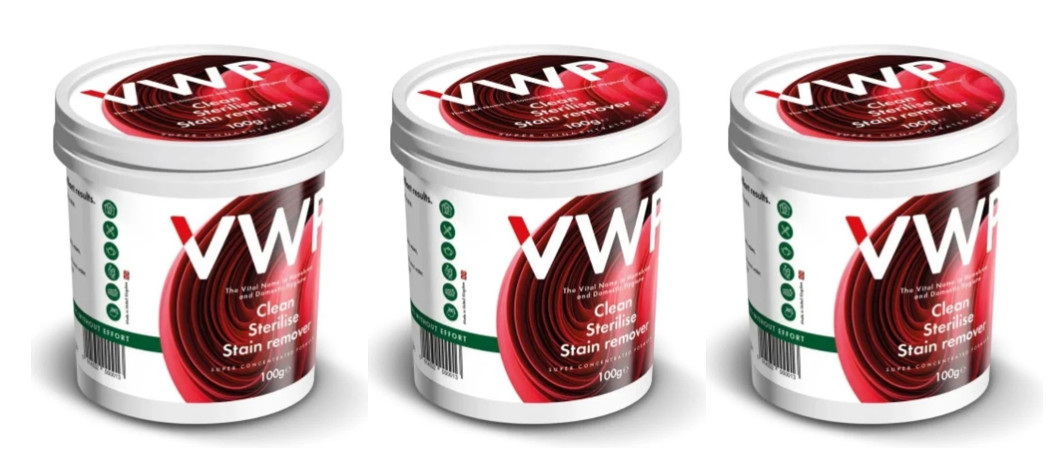 3 x VWP 100g Cleaner Steriliser Wine Beer Cider Making For Home Brew Equipment