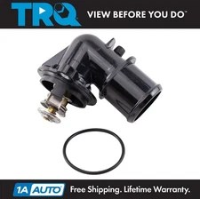 TRQ Thermostat with Housing Assembly Fits 2014-2022 Jeep 2014-2022 Ram