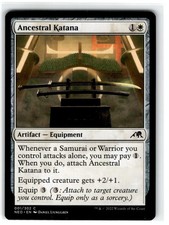MTG: Magic The Gathering Ancestral Katana Moderately Played Common