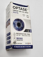 OPTASE Comfort Dry Eye Spray Digital 17ml 300 Dose Preservative Free EXP 08/26