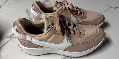 Nike Waffle Debut Sneakers Womens 6.5 Particle Beige Blush White  Retro NIB