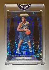 2017 Panini Prizm Donovan Mitchell Blue Fast Break Rookie Card /175 *CLEAN*. rookie card picture