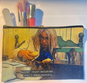 Sandy Passage Vivvy Makeup Bag Comedy TV Cosmetic Pouch Double Sided