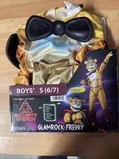 Rubies Five Nights At Freddys "Glamrock Freddy" Halloween Costume Boys Sz S 6/7