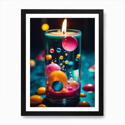 Glass color 1 Art Print Framed Wall Art Poster Canvas Print Picture